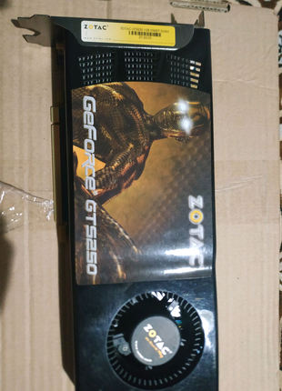 Видеокарта ZOTAC GeForce GTS250. DDR3.