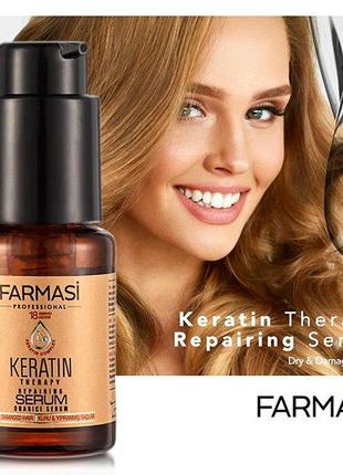 Сыворотка для волос с кератином Keratin Therapy Farmasi.