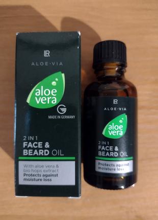 Aloe Vera Масло для вус і бороди 2в1 30 мл.