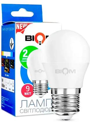 Світлодіодна лампа економ енергозберігаюча BT-584 9W G45 E27 4...