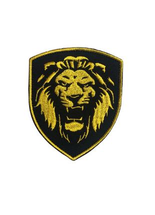 Шеврон (патч) Лев Lion на липучці