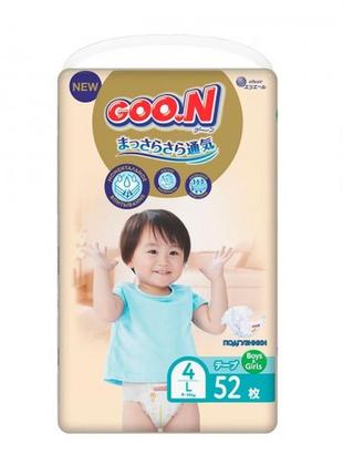 Підгузки goo.n premium soft для дітей (l, 9-14 кг, 52 шт)