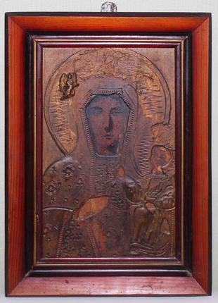 Старая икона пресвятая богородица