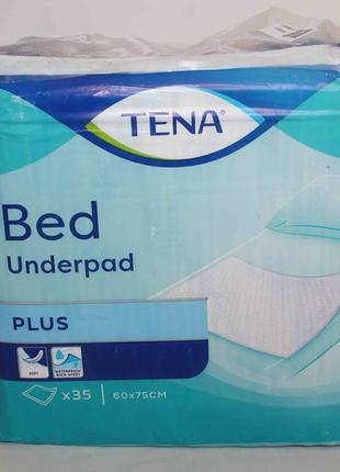 Впитывающие подкладки tena bed underpad plus 60х75 см 35 шт (1...