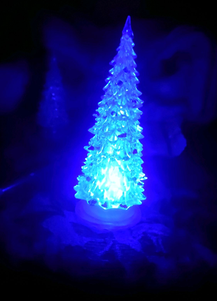 RGB LED светящиеся мини Новогодняя ёлочка