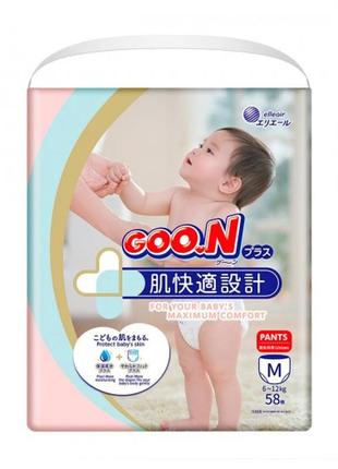 Трусики-підгузки goo.n plus для дітей (m, 6-12 кг)