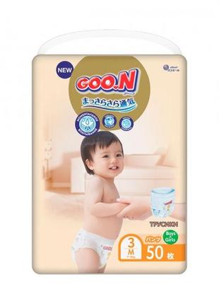 Трусики-підгузки goo.n premium soft для дітей (m, 7-12 кг, 50 шт)