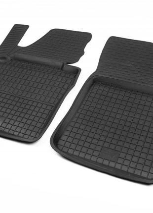 Резиновые коврики с бортом (2 шт, Polytep) для Volkswagen Cadd...