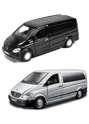 Автомодель - MERCEDES-BENZ VITO (серебристый, 1:32)