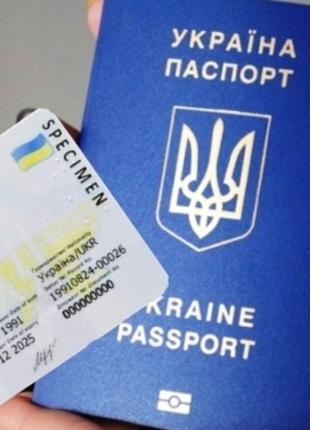 Паспорт Украины, загранпаспорт, права
