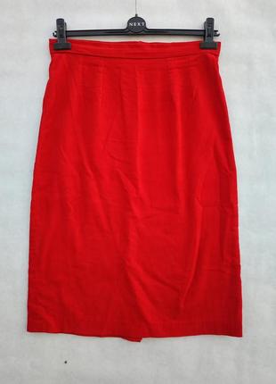 Вельветовая красная юбка миди размер u9 12