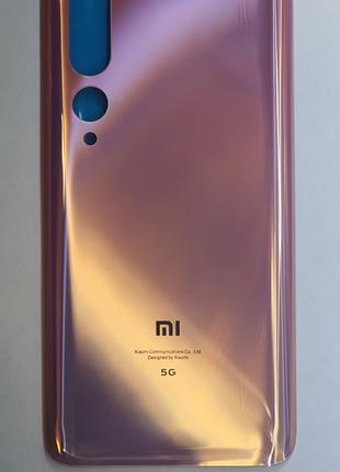 Крышка задняя Xiaomi Mi 10 золотая original (Китай)