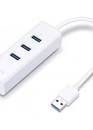 Адаптер USB3.0->Ethernet TP-LINK UE330 + USB HUB (Мережевий ад...
