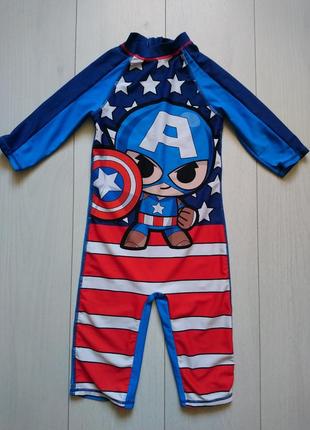 Купальник marvel captain america