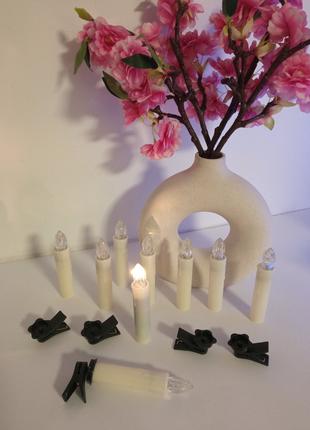 Декоративні свічки з прищіпкою