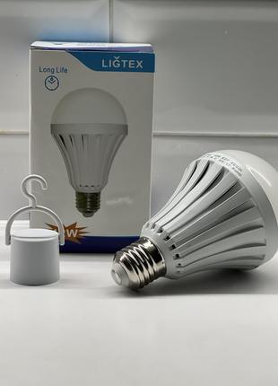 Світлодіодна LED лампочка 12W 6-8годин роботи без електроенергії