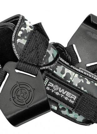 Гаки для тяги на зап'ястя Power System PS-3370 Hooks Camo Blac...