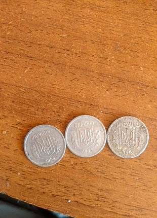Монети 2 копійки 1993 Алюміній