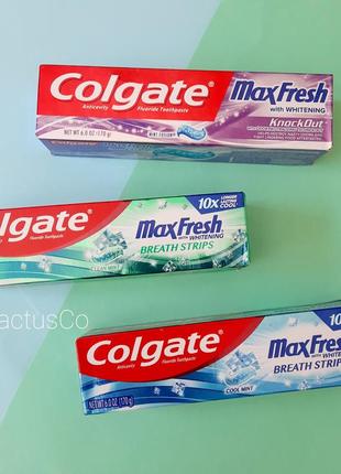 🇺🇸освіжаюча зубна паста colgate maxfresh