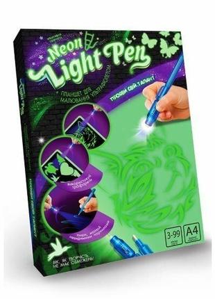 Набор креативного творчества Danko Toys "Neon light pen" Кот (...