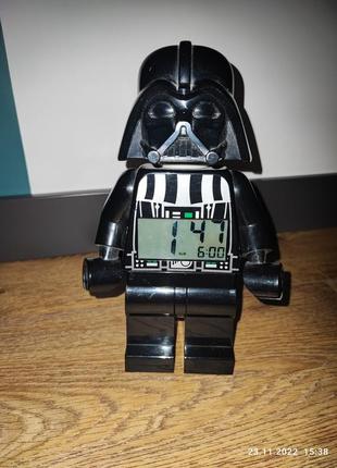 Lego star wars дарт вейдер минифигурка цифровой будильник на б...