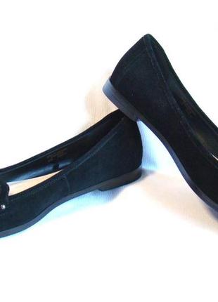 Туфли женские лоферы замшевые черные rocha john rocha (размер ...