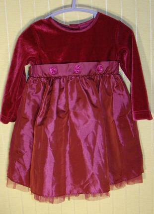 Платье детское нарядное george (размер 74-80)