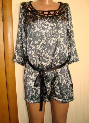 Блузка женская туника elegance (размер 50 (l))