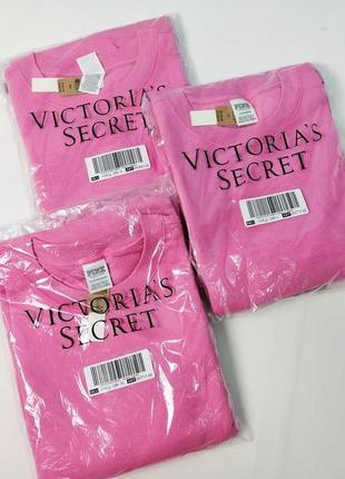 Стильный свободный свитшот кофта с надписью pink victoria's se...