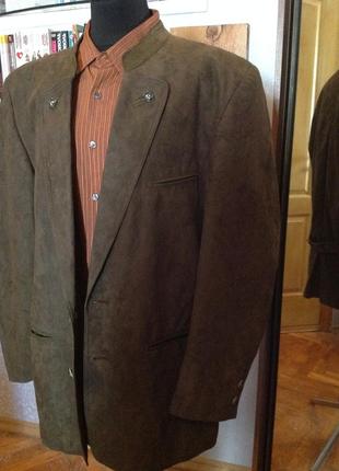 Пиджак - куртка под замшу бренда amaretta, р. 58 - 60