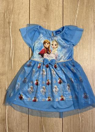 Плаття сукня на дівчинку 2 роки anna&elsa
