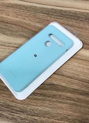 Силіконовий чохол софт тач для Lg G8 Molan Cano mint