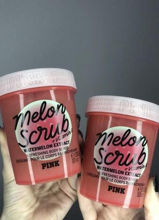 Скраб victoria's secret pink melon scrub + vitamin e