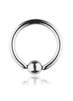 Кольцо сегментное для пирсинга: диаметр 8 мм, толщина 1 мм, ша...