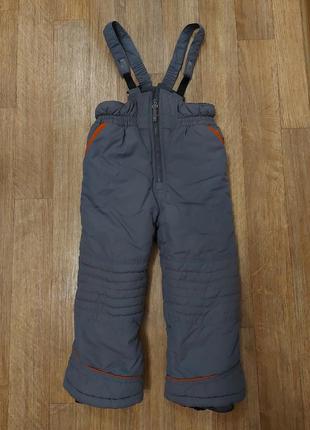 Комбінезон зимові штани на флісі тополіно 116-122