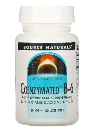 Коэнзим Витамина B6, 25 мг, Coenzymated™ Vitamin B6, Source Na...