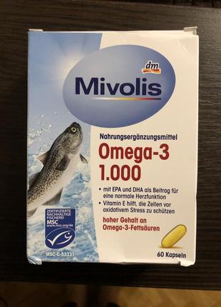 Omega - 3 1000 капсули milovis