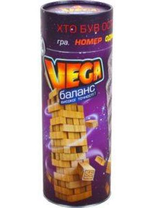 Игра большая настольная дженга башня "Vega" укр.