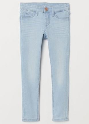 Джинсы skinny девочки 5-6 лет h&m