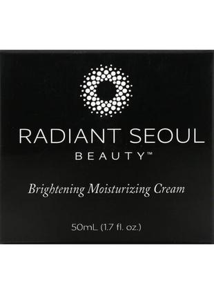 Radiant seoul beauty освітлювальний і зволожувальний крем, 50 мл