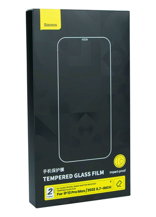 Защитное стекло для iPhone 14 Pro Max - 2 шт - Baseus
