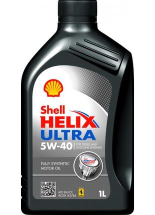 Масло моторное SHELL Helix Ultra 5W40 для дизеля 1 л SN/CF A5/...