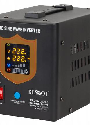 Инвертор Kemot PROsinus 800Е 12V чистая синусоида (KPRO800E)