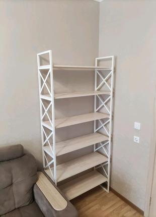Стеллаж Лофт. Loft мебель. Каркас стеллажа. Мебель из металла....