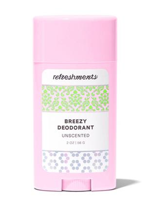 Органический дезодорант без запаха Refreshments Breezy Deodora...
