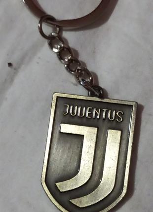 Брелок на ключи металлический футбольный клуб JUVENTUS ювернтус