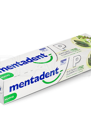 Зубная паста mentadent 75 мл с натуральным экстрактом 0556