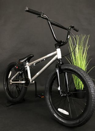 Велосипед BMX 20" Outleap Clash 2022 рама 20 дюймов, серебряны...