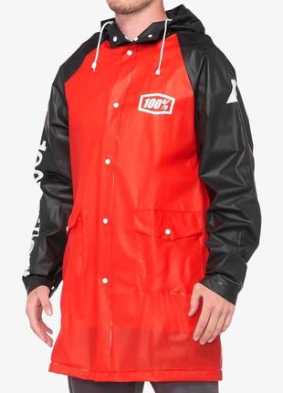 Дождевик Ride 100% TORRENT Raincoat (Red), M, M