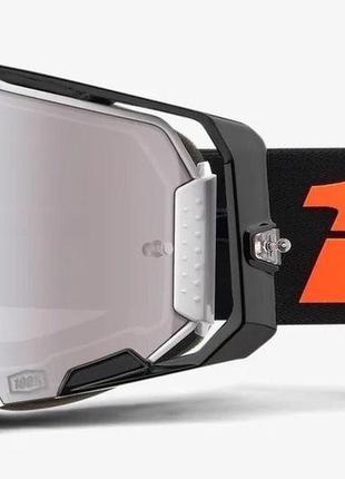 Окуляри 100% ARMEGA Goggle HiPER Blacktail - Mirror Silver Len...